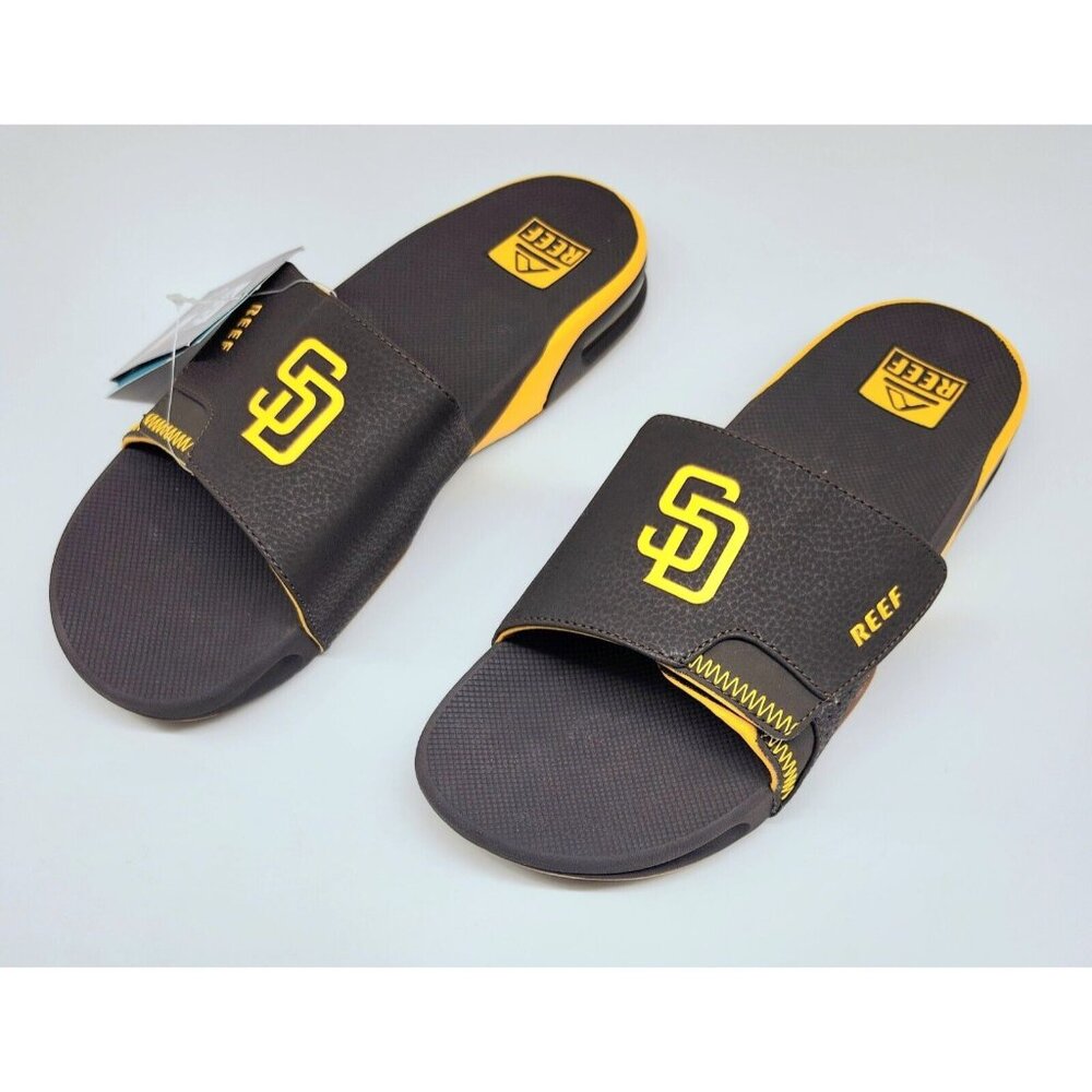 REEF San Diego Padres Fanning Bottle Opener Slides - Picture 5 of 14